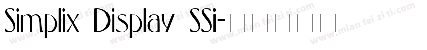 Simplix Display SSi字体转换